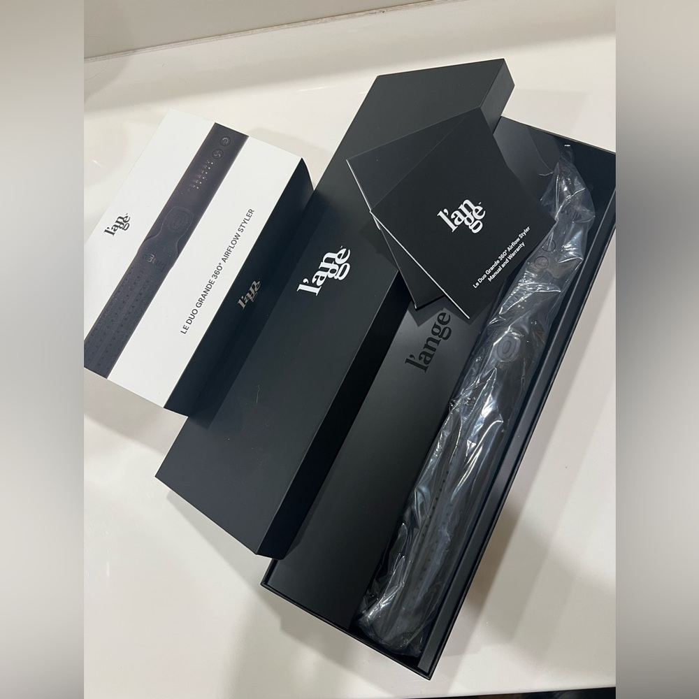 L'ange le duo grande 360 hair styler in Black